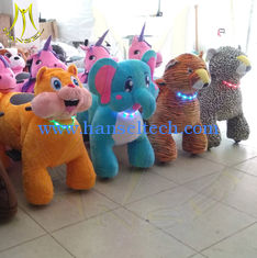 China Hansel hot selling kids walking battery operated ride on stuffed animals supplier