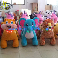 China Hansel hot selling electric animals coin operated ride on stuffed toys supplier