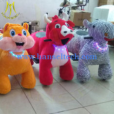 China Hansel amusement coin operated mall ride on battery operated animal rides supplier