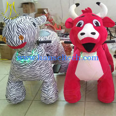 China Hansel amusement park games plush animales mountables electric toy rides supplier