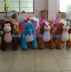 China Hansel amusement walking plush animal horse electric plush animals supplier