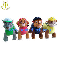 China Hansel 2018 popular plush animal walking rides for mall hot  children paw patrol scooter ride supplier