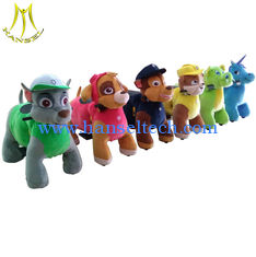 China Hansel amusement park indoor stuffed animal electric ride on furry animal supplier