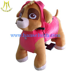 China Hansel amusement park electric soft stuffed animal car ride on horse toy supplier