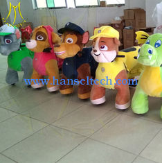 China Hansel popular electric walking plush unicorn electric scooter for mall supplier