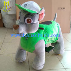 China Hansel amusement park plush electric ride on kids safari animal for sale supplier