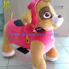 China Hansel amusement park electric unicorn motorized plush animal for sale supplier