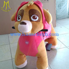 China Hansel shopping centers electric plush animal scooter rides for adults supplier