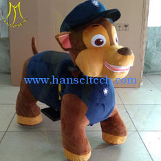 China Hansel amusement games machine plush electric kids ride on animals supplier