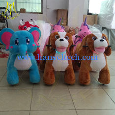 China Hansel hot selling amusement electric children walking animals for kids supplier