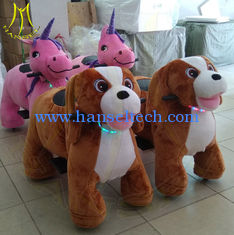 China Hansel amusement park games walking stuffed animal ride on toys supplier