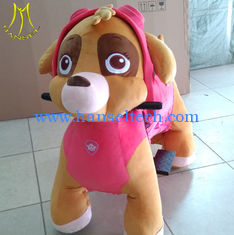 China Hansel wholesale   latest zippy  battery motorized plush riding animals for shopping mall supplier