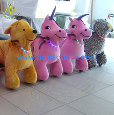 China Hansel entertainment walking stuffed animal electric ride on furry animal supplier