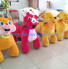 China Hansel amuement battery powered plush electric children ride on animal supplier