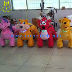 China Hansel amusement park electric children play game coin operated ride on animals supplier