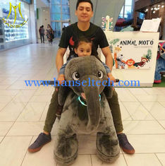 China Hansel entertainment battery operated walking plush electric animal car supplier