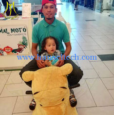 China Hansel walking coin operated motorized plush riding animal rides supplier