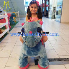 China Hansel amusement park kids indoor rides walking electric mountable animals supplier