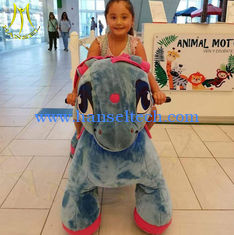 China Hansel amusement park plush animal design electric kids toy car rides for sale supplier