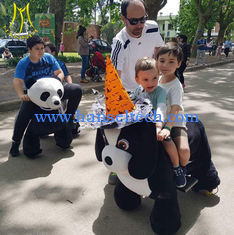 China Hansel plush animal walking toy unicorn toy horse on wheels for kids supplier