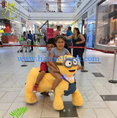China Hansel amusement park electric kids unicorn motorized plush animal supplier