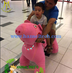 China Hansel amusement park electric kiddy ride on walking animal for sale supplier