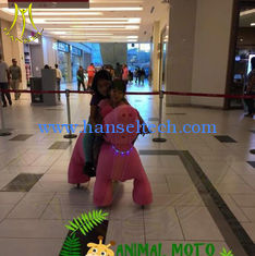 China Hansel amusement park coin electric mountable plush motorized animal supplier