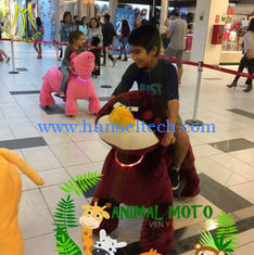 China Hansel amusement park coin operated kiddy rides walking animal rides supplier