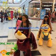 China Hansel amusement electric ride on stuffed animal toy car for kids supplier