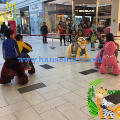 China Hansel amusement walking coin operated ride on electric stuffed animals supplier
