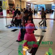 China Hansel amusement plush kid riding horse toy stuffed motorized animal supplier