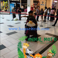 China Hansel amusement park plush motorized electrical animal toy ride supplier