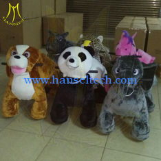 China Hansel amusement park games electric mountable plush motorized animal supplier