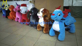 China Hansel amusement playground battery operated ride on stuffed animals supplier