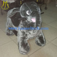 China Hansel coin operated children ride on electric  plush motorized riding animals supplier