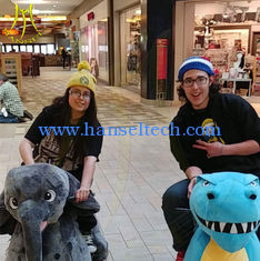 China Hansel high quality coin operated electrical animal toy car for children supplier