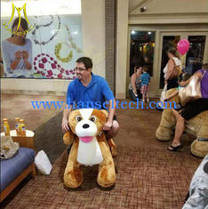 China Hansel amusement chinese electronic toys ride on plush motorized animals supplier