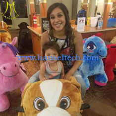 China Hansel amusement park kids indoor rides electric mountable animals supplier