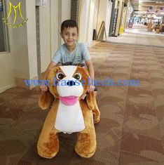 China Hansel amusement park electric walking kids animal mountable riding toys supplier