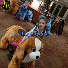 China Hansel amusement park battery operated kids motorized plush animal supplier
