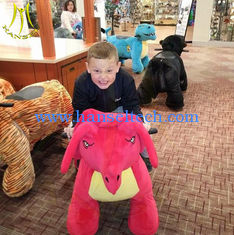 China Hansel shopping mall battery operated toy stuffed animal rides for kids supplier