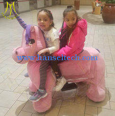 China Hansel indoor playground walking battery operated ride on plush toy horse supplier