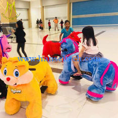 China Hansel arcade games machines kids ride on stuffed walking animals supplier