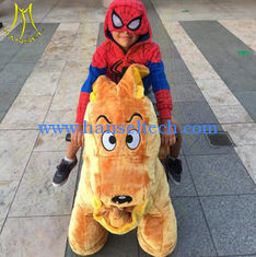 China Hansel amusement park stuffed walking battery operated animal toy rides supplier