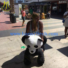 China Hansel amusement game machine plush coin operated animal mountable rides supplier