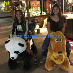China Hansel amusement park electric walking battery operated ride on unicorn supplier