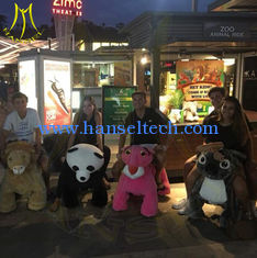 China Hansel amusement park kids walking battery operated ride on stuffed animals supplier