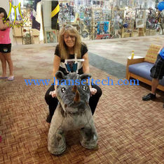 China Hansel carnival games ride arcade games machines walking plush animals supplier