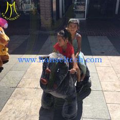 China Hansel happy rides on animal entertainment motorized plush riding animals supplier