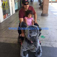 China Hansel electronic walking plush carnival games ride stuffed horse toys supplier